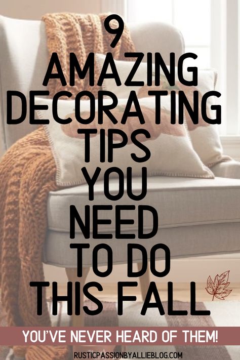 Do you love plaid decor, or autumn pumpkin fall decor? You will find the cutest farmhouse fall decor in this blog post. I'll give you 9 amazing tips you need to do when decorating this fall season. Whether you are looking to decorate your fall porch or living room wall decor you'll get tons of fall inspiration here. I'll show you how to create a cozy home using interior design and decorating. #falldecor #fall #falldiy #diydecor #diy #fallhomedecor #farmhouse #farmhousehomedecor #farmhousedecor Minimalist Fall Decor, Autumn Living Room, Modern Fall Decor, Autumn Interior, Fall Accents, Fall Living Room Decor, Neutral Fall Decor, Cozy Fall Decor, Fall Living Room