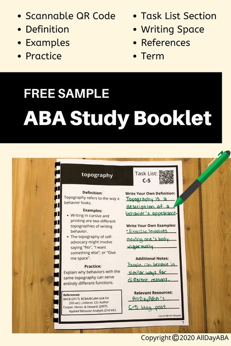 Bcba Exam Prep Study Guides, Rbt Exam Study Guide Free, Rbt Study Guide, Rbt Exam Study Guide, Rbt Training, Bcba Exam Prep, Rbt Exam, Applied Behavior Analysis Training, Bcaba Exam