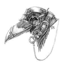 A creative steampunk raven head tattoo design for original guys. Steampunk Crow, Steampunk Tattoo Design, Steampunk Drawing, Gear Tattoo, Crow Tattoo Design, Moda Steampunk, Steampunk Bird, Steampunk Tattoo, Steampunk Animals