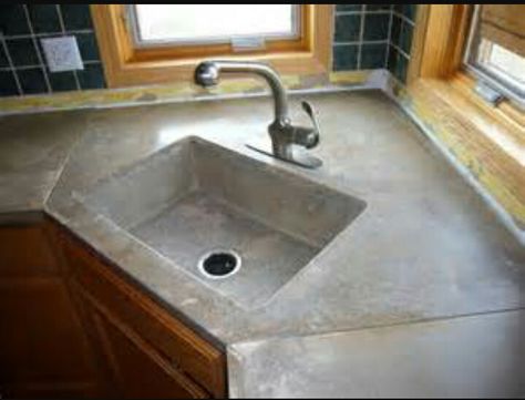 Beautiful Kitchen Countertops, Cost Of Countertops, Corner Kitchen Sink, Replacing Kitchen Countertops, Kitchen Remodel Countertops, Outdoor Kitchen Countertops, Concrete Countertops Kitchen, Kitchen Countertop Materials, Kabinet Dapur