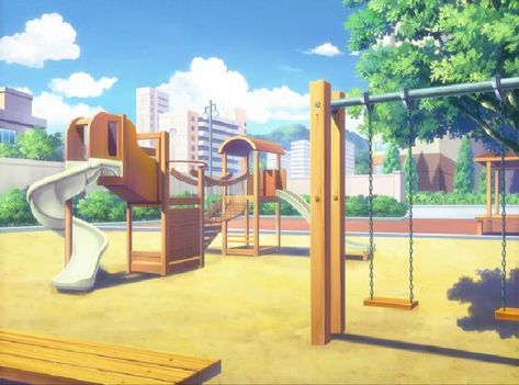 Playground ================== Explorable location in the teen action adventure game. Magical item hidden at the top of the slide. A card used to summon a monster for battle maybe. Playground Background Anime, Anime Playground Background, Anime Playground, Playground Drawing, Playground Aesthetic, Playground Background, Anime Locations, Magical Item, Ladybug E Catnoir