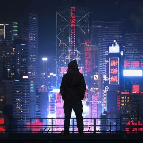 lonely is not being alone it's the feeling that no one cares.... #quotes  #lonlyness Neon Noir, Neo Tokyo, City At Night, Cyberpunk Aesthetic, Cyberpunk City, Arte Cyberpunk, Neo Noir, Futuristic City, Future City