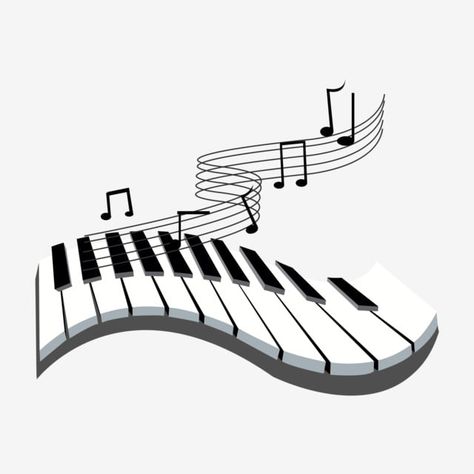 black and white keys,piano keys,playing the piano,black staff,music notes,notes,floating keys,cartoon illustrations,piano clipart,notes clipart,music notes clipart Piano Keys Painting, Piano Keys Illustration, Cartoon Piano, Piano Clipart, Piano Png, Piano Illustration, Note Illustration, Notes Illustration, Black And White Piano