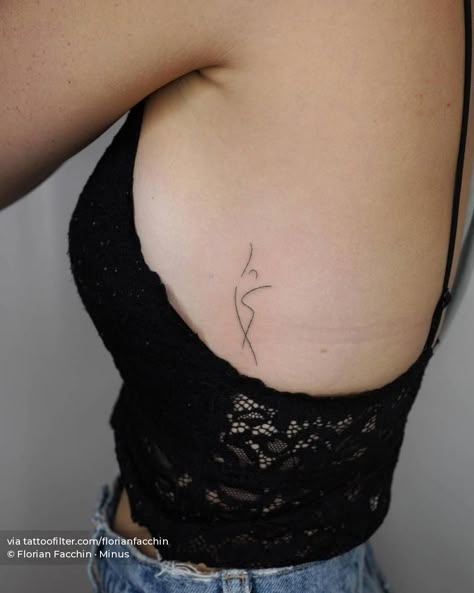 Minimalistic Dance Tattoo, Dance Small Tattoo, Subtle Dance Tattoo, Dancer Tattoo Ideas Tiny, Dancer Line Tattoo, Dancer Tattoos For Women, Dancer Fine Line Tattoo, Dancer Line Art Tattoo, Line Dancer Tattoo