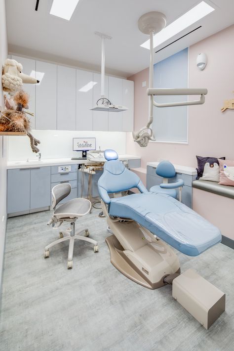 Seedling Kids Dentistry - KOHAN Inc. Healthcare Photoshoot, Pediatric Dentistry Office, Kids Dental Office, Dental Interior, Pediatric Dental Office Design, Dental Room, Dentist Office Design Interiors, Dentistry Design, Dental Design Interior