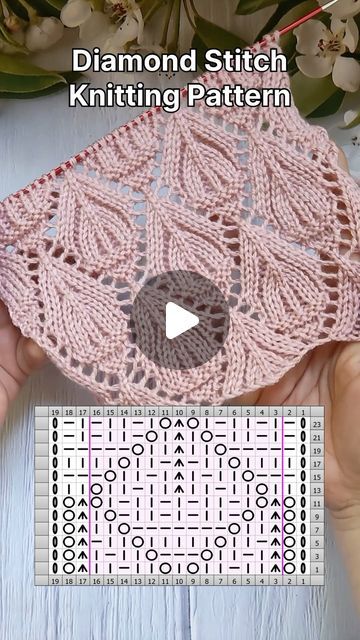 Lace Knitting Stitches, Hand Knitting Diy, Crochet Throw Pattern, Knitting Hacks, Knitting Stitches Tutorial, Knitting Paterns, Baby Cardigan Knitting Pattern, Lace Knitting Patterns, Free Knitting Patterns