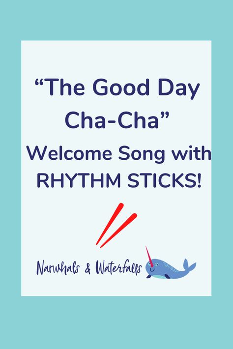 Rhythm Stick Songs, Storytime Songs, Preschool Music Lessons, Rhythm Sticks, Good Morning Song, Welcome Songs, Preschool Music Activities, Rhythm Activities, Kindergarten Music