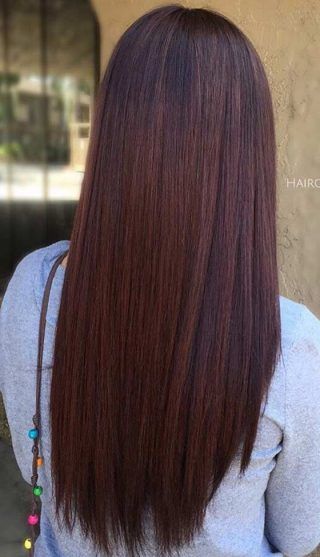 Chocolate Brown Hair Color - Sleek Mahogany Brown Hair Dye Colors, Chocolate Brown Hair Color Ideas, Coffee Brown Hair, Dark Chocolate Brown Hair, Schwarzkopf Hair Color, Teenage Hairstyles, Brown Hair Color Ideas, Brown Hair Shades, Hair Color Chocolate