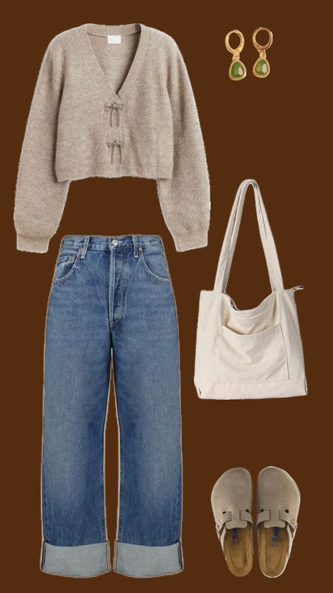 Spring Scandinavian Outfits, Classy Mom Outfits Casual, Color Pop Outfit Ideas, Pin Attire Sorority, Women Outfit Inspo Aesthetic, West End Outfit Ideas, Casual Coffee Shop Outfits, Pastel Danish Outfit, Transition Outfits Summer To Fall Casual