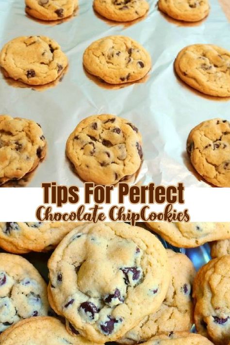 Photo of baked chocolate chip cookies. Chips Ahoy Chewy, Perfect Chocolate Chip Cookie Recipe, Soft Chocolate Chip Cookies Recipe, Chips Ahoy Cookies, Amazing Cookie Recipes, Toll House Chocolate Chip, Cookie Recipes Chewy, Make Chocolate Chip Cookies, Soft Chocolate Chip Cookies