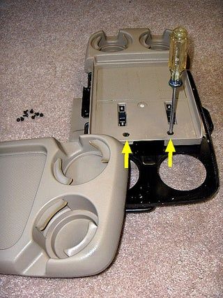 2004 Honda Odyssey Cupholder Tray Mod : 28 Steps (with Pictures) - Instructables Honda Odyssey Hacks, Honda Odyssey Organization, Honda Odyssey Camping, Organizing Car, Odyssey Van, Van Interiors, Van Organization, Minivan Camping, Transmission Repair