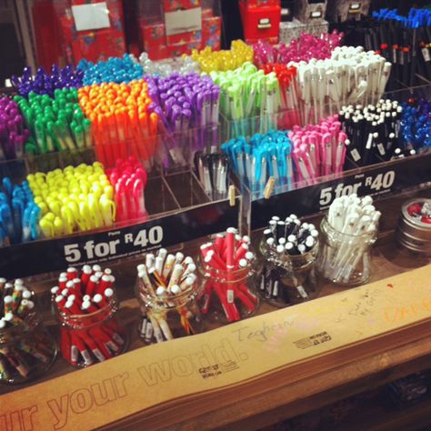 lots of Typo Pens! Typo Stationary, Typo Shop, Cute Pens, Logo Inspiration, Back To School, Pen, Desk, Pattern, Quick Saves