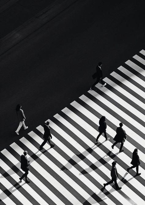 Crossroads Aesthetic, Brand Direction, Person Walking, Pedestrian Crossing, Zebra Crossing, Web Design Resources, White Backgrounds, Black And White Background, Awesome Designs