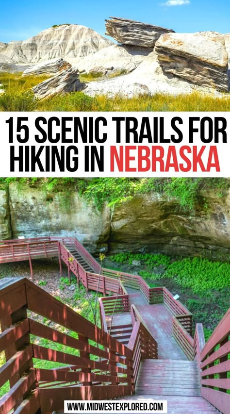 15 Scenic Trails for Hiking in Nebraska Niobrara State Park Nebraska, Nebraska Road Trip, Nebraska Bucket List, Things To Do In Lincoln Nebraska, Lincoln Nebraska Things To Do In, Things To Do In Omaha Nebraska, Wayne Nebraska, Visit Nebraska, Chadron Nebraska