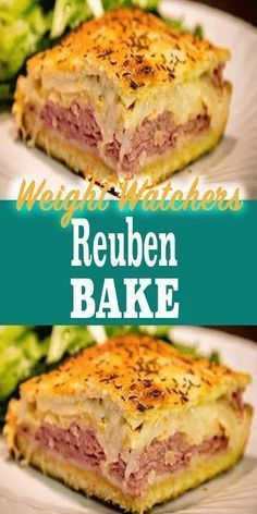 Weight Watchers Desserts, Reuben Bake, Weight Watchers Meals Dinner, Weight Watchers Casserole, Weight Watcher Desserts, Weight Watchers Recipes Desserts, Resep Diet, Weight Watchers Recipes, Weight Watchers Diet