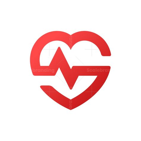 Heart Beat is a modern medical logo joining the symbol of a heart and a heartbeat pulse. Bold flat Heart Beat design guarantees extreme versatility and reliability in use, excellent readability and  easy maintenance of brand uniformity. Heart Beat Logo, Medical Heart, Square Logo, Medical Logo, Heart Logo, Cat Logo, Heart Beat, Logo Mockup, In A Heartbeat