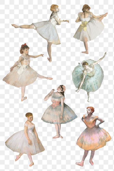 Degas Drawings, Degas Ballet, Ballerina Tattoo, Elements Of Dance, Degas Ballerina, Ballet Illustration, Ballerina Illustration, Ballet Decor, Dance Tattoo