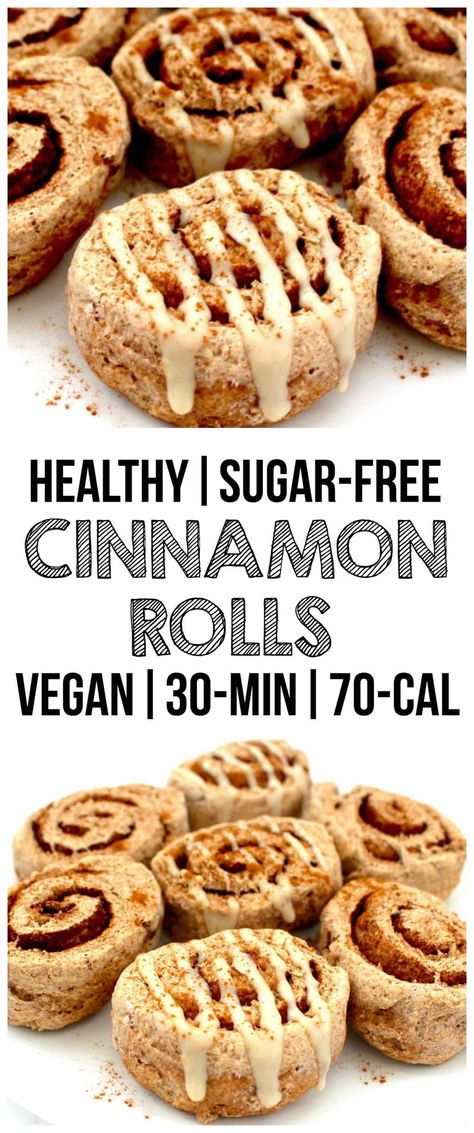 Cinnamon Rolls Vegan, Biscuits Diététiques, Sugar Free Baking, Vegan Cinnamon Rolls, Baking Powder Uses, Low Carb Dessert, No Calorie Foods, Sugar Free Desserts, Sugar Free Recipes