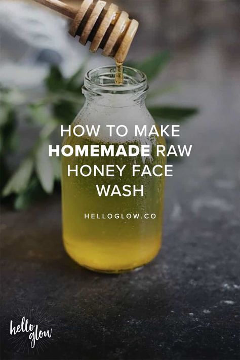 Make your own raw honey face wash (2 methods included!) Honey Face Wash, Glycerin Face, Face Wash Recipe, Oil Face Wash, Honey Face Cleanser, Honey Skin Care, Homemade Face Wash, Diy Face Wash, Honey Facial