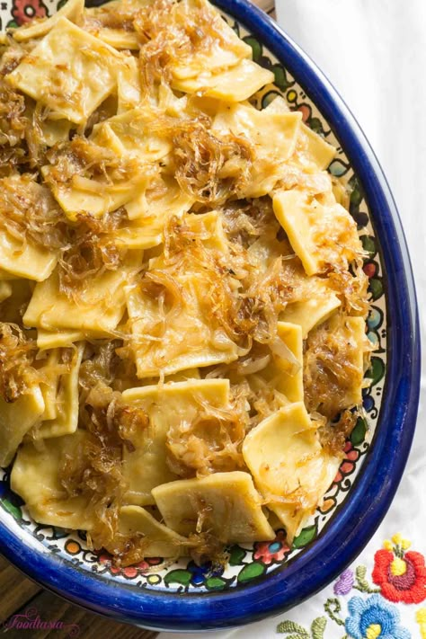 Hungarian Cabbage Noodles with Caramelized Cabbage and Onions - Káposztás Tészta | Foodtasia Paprikash Hungarian, Hungarian Cabbage, Odd Recipes, Cabbage And Onions, Cabbage Noodles, Comforting Recipes, Hungarian Dishes, Cabbage And Noodles, Homemade Egg Noodles