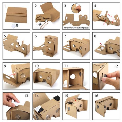 Diy Vr Headset, Cardboard Glasses, Mobile Case Diy, Vr Cardboard, Vr Box, Diy Science Experiments, Bd Art, Google Cardboard, Fun Sleepover Ideas