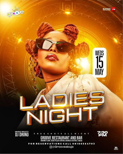 Ladies Night #graphicdesign #graphics #design #ladiesnight #explorepage #nightlife #clubflyer #designinspiration #designeveryday #designgram #exploremore Event Poster Inspiration, Ladies Night Flyer, Fireworks Photography, Instagram Ladies, Logo Design Video, Club Poster, Birthday Flyer, Flyer And Poster Design, Club Flyers