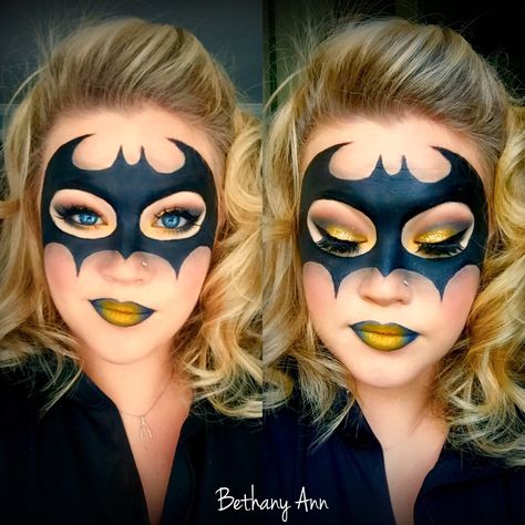 Batman Makeup, Halloween Hombre, Halloween Make-up Looks, Halloweenský Makeup, Makeup Tip, Halloween Eye Makeup, Halloween Eyes, Halloween Tattoo, Halloween Men