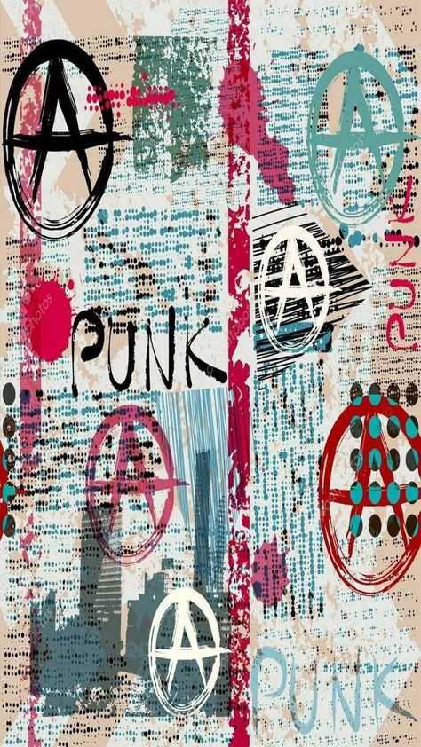 Punk Aesthetic Wallpaper, Punk Rock Wallpaper, Punk Background, Punk Collage, Punk Wallpaper, Anarcho Punk, 70s Punk, Arte Punk, Art Appliqué