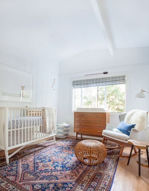 Sarah Sherman Samuel:4 amazing nurseries | Sarah Sherman Samuel Bohemian Nursery, Amber Interiors, Gender Neutral Nursery, Baby's Room, Modern Nursery, Nursery Inspiration, California Homes, Mid Century Modern House, Nursery Design