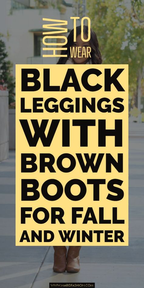 Black Tights Brown Ankle Boots, Tall Socks And Sneakers Outfit Leggings, Fall Dress And Ankle Boots Outfit, Black Leggings And Brown Boots Outfit, Black Leather Calf Boots Outfit, How To Wear Brown Boots Outfit Ideas, Brown Boots With Black Tights, Leggings Sweater Boots Outfit, Fall Doc Martin Outfits