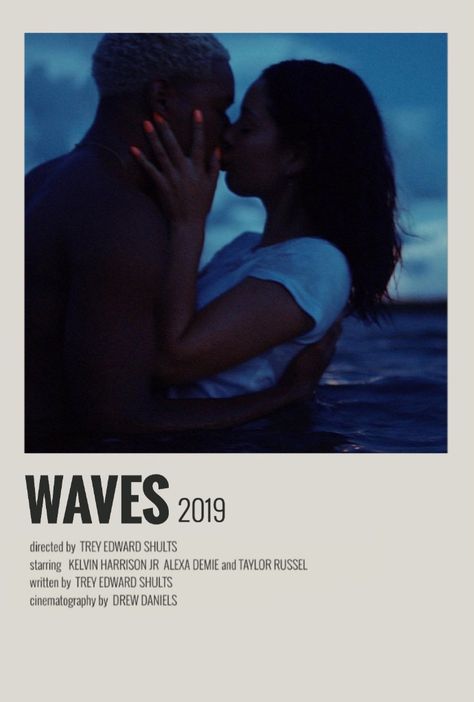 waves minimalist poster Black Love Movies, Romcom Movies, Indie Movie Posters, Minimalistic Poster, Movies To Watch Teenagers, Iconic Movie Posters, New Movies To Watch, Girly Movies, Film Posters Minimalist