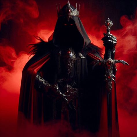 Ghost warrior king surrounded by red smoke/fog #ghost #king #warrior #nazgul #shadow #redsmoke #redfog Ghost Warrior, King Warrior, Deep Wallpaper, Reaper Art, Ghost King, Grim Reaper Art, Warrior King, Grim Reaper, Naruto Uzumaki