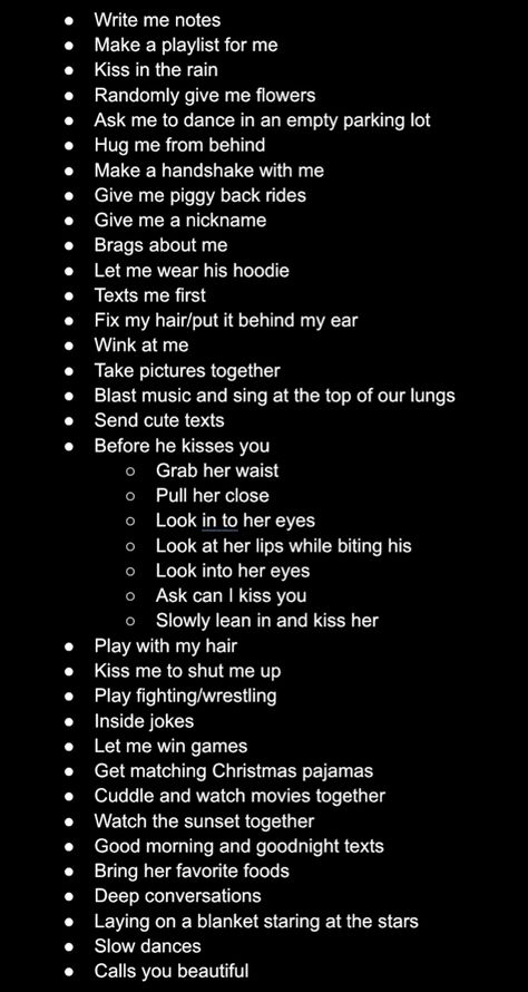 Things To Ask Your Boyfriend About You, Things You Like About Your Boyfriend, Cute Couple Things Aesthetic, How To Act With Your Boyfriend, Things I Want To Do With My Boyfriend, Romantic Things To Do With Your Boyfriend, Things Boys Want But Won’t Ask For, Relationship Things To Do, Notes About Him Tiktok