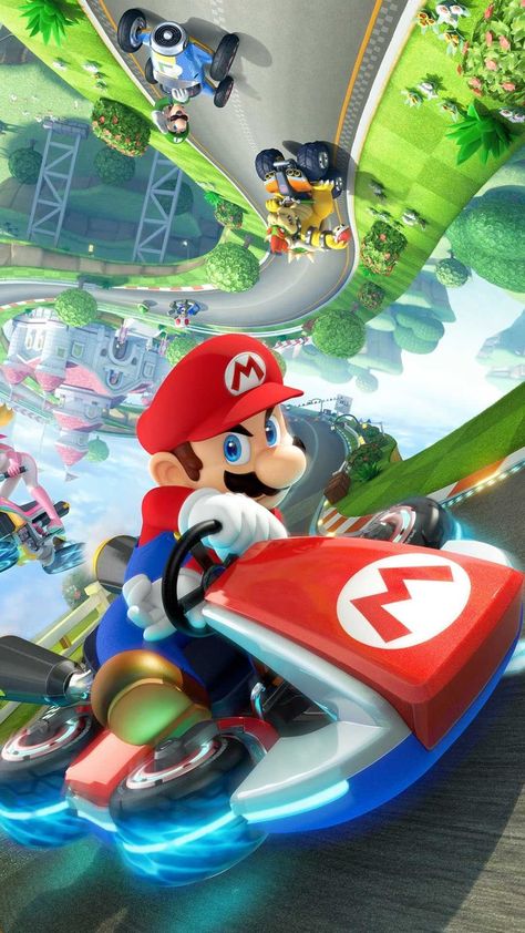 Download Free Mario Kart Wallpaper. Discover more Game, Mario, Mario Kart, Super Mario wallpaper. Nintendo Mario Kart, Mario Toys, Mario Y Luigi, Mario E Luigi, Wii U Games, Super Mario Kart, Nintendo Console, Mario Kart 8, Nintendo Eshop