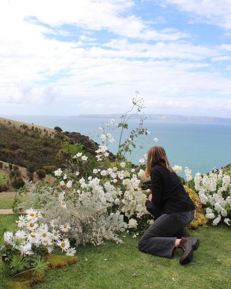 evebud/evie on Instagram: “One more for this beauty of a ceremony… still can’t get over the view from @dudleywines ❣️” Deconstructed Arch, Floral Arch Wedding, Floral Installations, Editorial Wedding, Ceremony Arch, Ceremony Flowers, Floral Arch, White Lilies, Wedding Mood Board