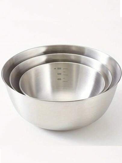 Cooking Bowl, Stainless Steel Mixing Bowls, Stainless Steel Bowls, Kitchen Bowls, Stainless Steel Bowl, Mixing Bowls Set, Mixing Bowls, Stainless Steel Kitchen, Baking Tools