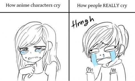 anime cry vs real life Anime Vs Real Life, Otaku Problems, Otaku Issues, Life Funny, Anime Memes Funny, Anime Meme, Noragami, I Love Anime, Anime Life