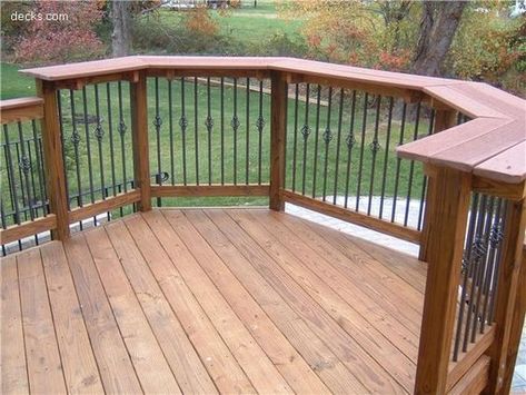 Railing Bar Top, Railing Bar, Reling Design, Outdoor Deck Decorating, Deck Bar, Deck Remodel, Deck Railing Design, Porch Bar, Diy Balcony