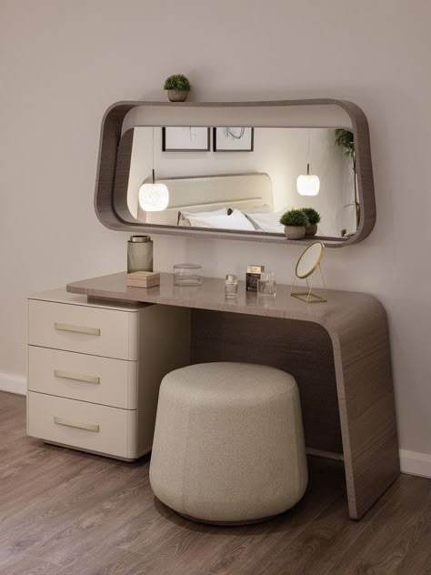 Comode Bedroom Modern, Modern Dressers For Bedroom, Dressing Table Design Bedrooms, How To Style A Console Table, Dressing Table Modern, Modern Dressing Table Designs, Dress Table, Dressing Unit, Modern Dressing Table