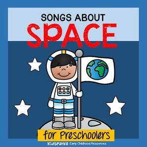 Space preschool songs and rhymes - KIDSPARKZ Space For Preschool, Space For Preschoolers, Outer Space Activities, Theme For Preschool, Preschool Rules, Planets Activities, Space Theme Preschool, Activity Games For Kids, Space Activities For Kids