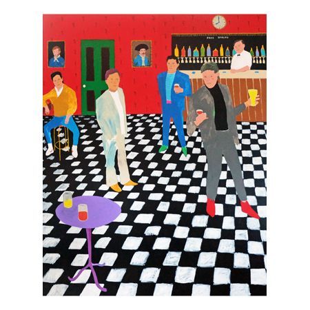 Alan Fears - Paintings Castle Painting, Grey Wall Art, Single Men, Naive Art, Contemporary Modern Art, Art Acrylic, Figurative Art, Figure Painting, Artwork Painting