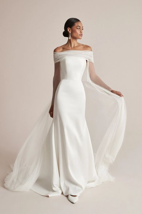 Swanky Wedding, Mikado Wedding Dress, Justin Alexander Bridal, Justin Alexander Wedding Dress, Bridal Elegance, Minimalist Wedding Dresses, Fit And Flare Wedding Dress, Justin Alexander, Marriage Ceremony