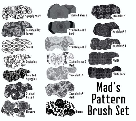 10 FREE PATTERN brushes for procreate - Free Brushes for Procreate Procreate Pattern Brushes, Free Brushes For Procreate, Procreate Pattern, Procreate Downloads, Free Procreate Brushes, Procreate Ipad Tutorials, Free Brushes, Ipad Tutorials, Free Procreate