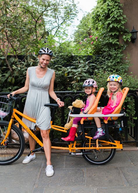 5 Awesome Family Bikes | A Cup of Jo Cargo Bike Kids, Family Cycling, Riding Ideas, Family Bike, Bicycle Riding, Cup Of Jo, Tandem Bike, Bike Trailer, Bicycle Seats