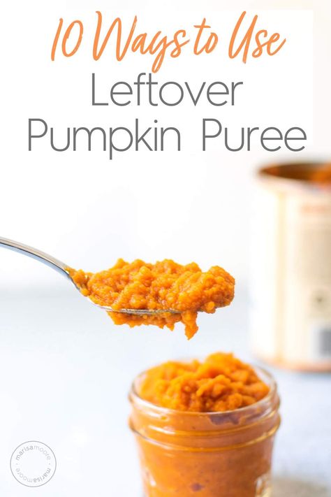 Here are the best ways to use up leftover canned pumpkin puree! Get leftover pumpkin recipes including pasta, curry and more. #pumpkin #healthyrecipes #zerowaste Leftover Pumpkin Puree Recipes, Leftover Canned Pumpkin, Leftover Pumpkin Puree, Pumpkin Recipes Dinner, Canned Pumpkin Recipes, Pumpkin Puree Recipes, Blender Smoothie, Up Pumpkin, Leftover Recipes