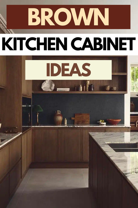 Brown is having a moment, and it’s set to be one of the most coveted colours for 2024.

Not convinced this colour is for you? These brown kitchen cabinets ideas are designed to inspire and show you just how great this colour translates into our interiors… Brown Cabinets Kitchen Wall Color, Kitchen Design With Brown Cabinets, Brown Kitchen Cabinets Ideas, Kitchen Cupboard Colour Ideas, Kitchen Color Pallet, Brown Cupboards, Kitchen Cupboard Colours, Brown Kitchen Ideas, Kitchen Cabinet Color Schemes