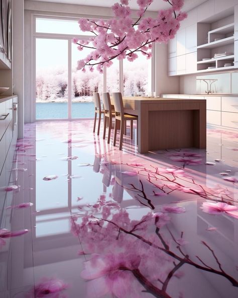 Home Floor Design, Comfy Room Ideas, Epoxy Floor Designs, Comfy Room, Epoxy Resin Flooring, Resin Flooring, Home Inspo Living Room, Kitchen Pink, Home Inspo Cozy