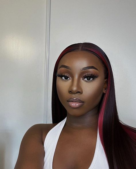 Makeup Looks Dewy, Uk Girl Makeup, Baddie Makeup Black Women, Uk Makeup Black Women, Face Beat Makeup Dark Skin, Black Uk Girl Makeup Ideas, Black Uk Girl Makeup Look, Insta Baddie Makeup, Black Women Makeup Tiktok