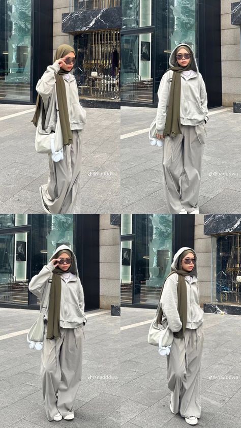 Theme Park Outfits Aesthetic, Modest Acubi Fashion, Hijabi Dresses Casual, Hijabi Outfits Casual Summer, Hijab Street Style, Simple Workout, Concert Outfit Summer, Hijabi Fits, Stile Hijab