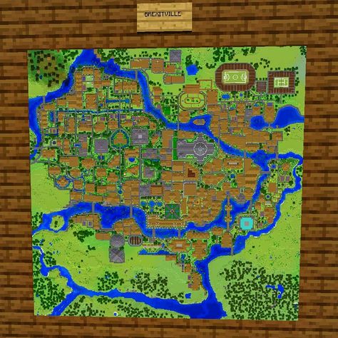 Minecraft Map Ideas, Minecraft Island Ideas, Minecraft Medieval Castle, Minecraft Building Blueprints, Minecraft Maps, Map Minecraft, Big Lego, Map Layout, Bangunan Minecraft